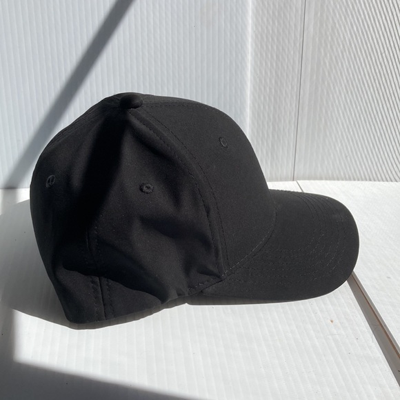 KAMAL 414 KAMAL Flex Plain Black Elastic Band Baseball Cap UNISEX - Picture 3 of 13